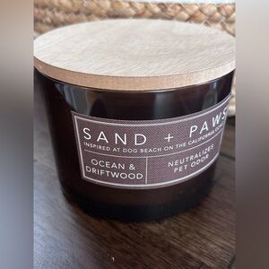 Sand + Paws Ocean & Driftwood Candle - Brown